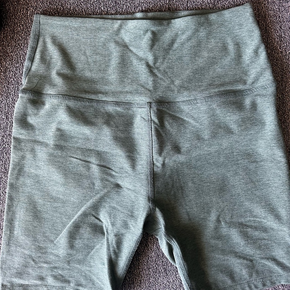 Beyond Yoga Green Athletic Shorts